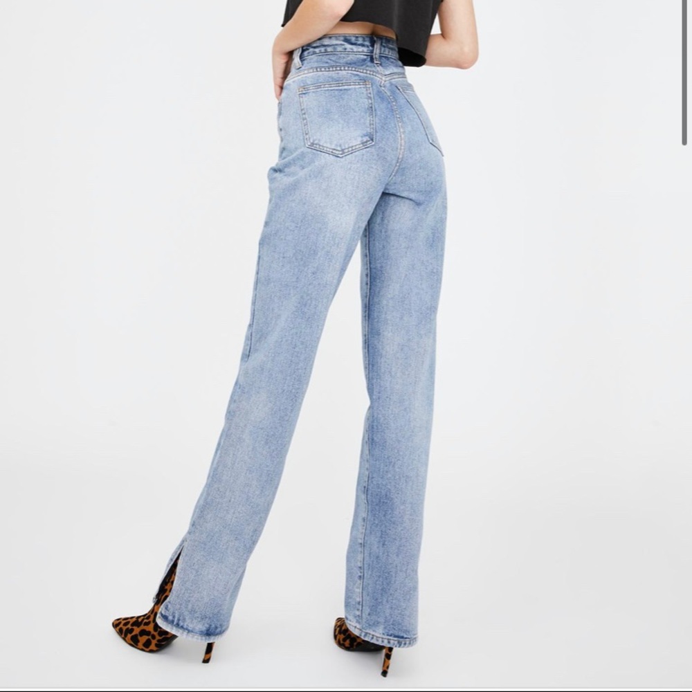 MOMOKROM split hem jeans